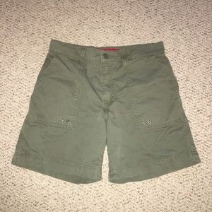 Levis Army Green Military Shorts Size 10